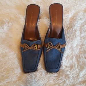 Denim sandals